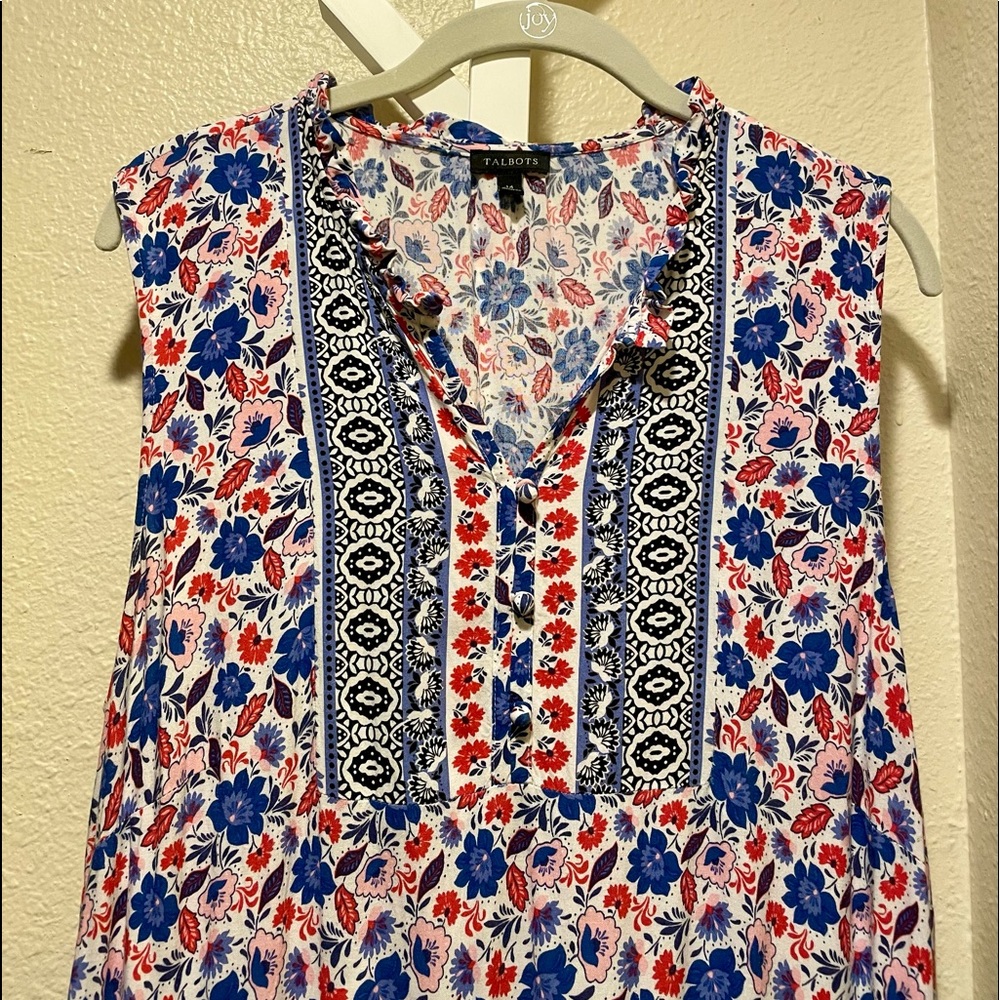 Talbots Maxi Dress - Floral/Boho/Paisley Details Size 14